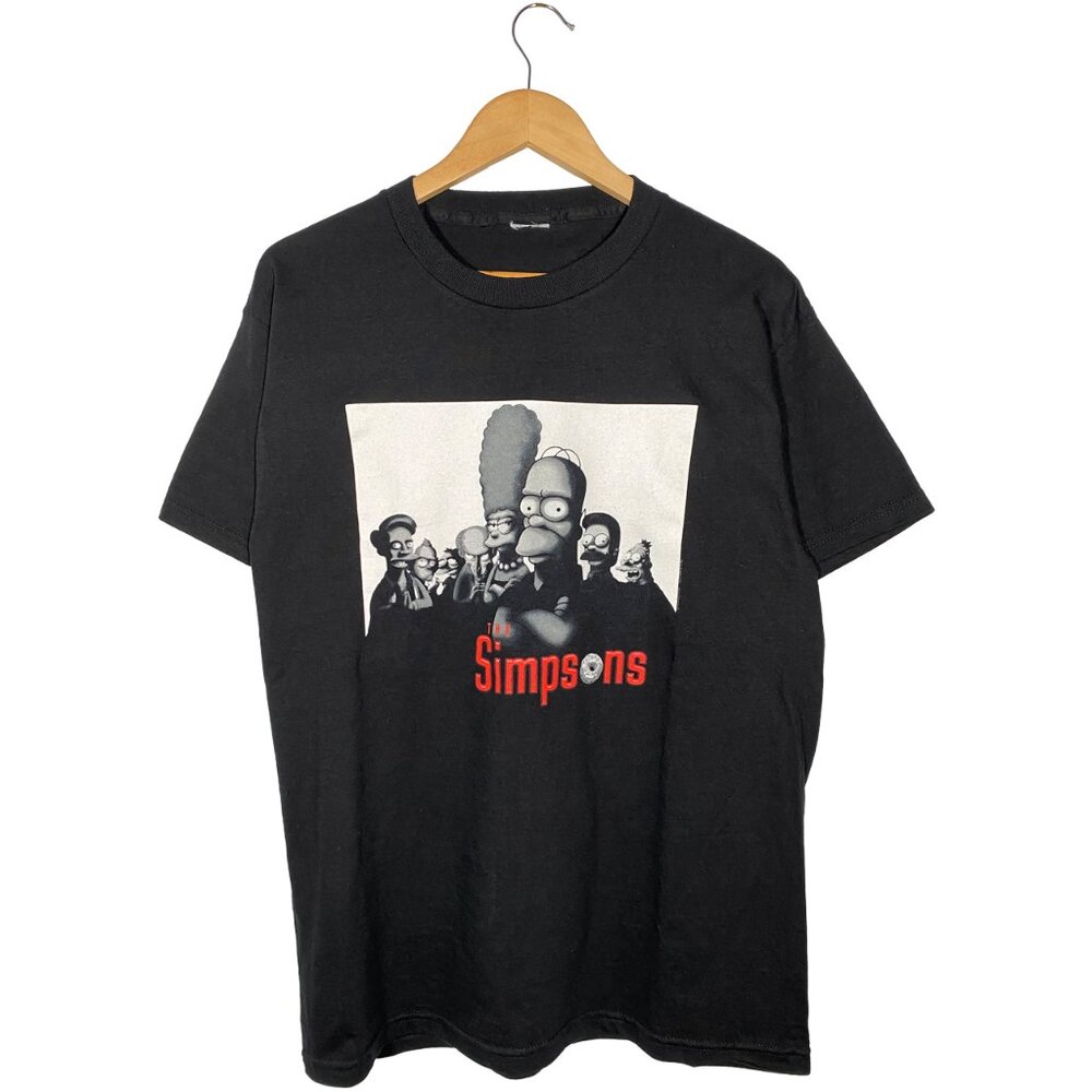 Vintage 2001 The Simpsons Sopranos Parody T-shirt Black mens size large